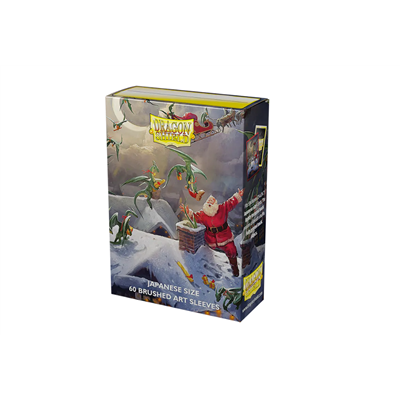 Dragon Shield Brushed Art Japanese size Sleeves - Christmas 2023 (60 Sleeves) Dragon Shield Brushed Art Japanese size Sleeves - Christmas 2023 (60 Sleeves)