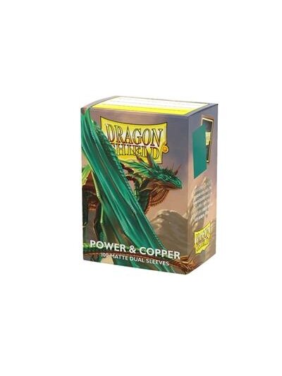 Dragon Shield Sleeves - Standard size - Matte Dual - Power & Copper (100 įmaučių)