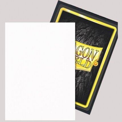 Dragon Shield Japanese size Dual Matte Sleeves - Snow 'Nirin' (60 Sleeves) 1 Dragon Shield Japanese size Dual Matte Sleeves - Snow 'Nirin' (60 Sleeves) 1