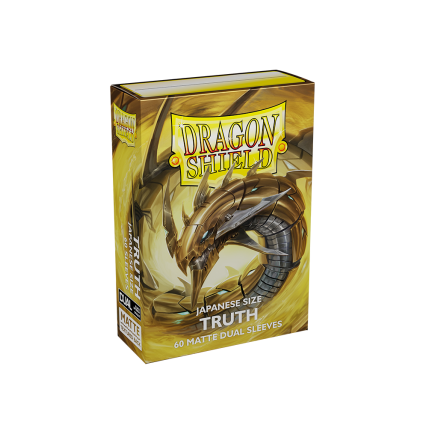 Dragon Shield Sleeves - Japanese size - Matte Dual - Truth (60 Sleeves) Dragon Shield Sleeves - Japanese size - Matte Dual - Truth (60 Sleeves)