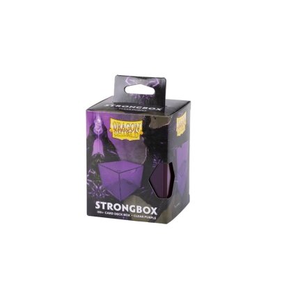 Dragon Shield Strongbox Box - Clear Purple Dragon Shield Strongbox Box - Clear Purple