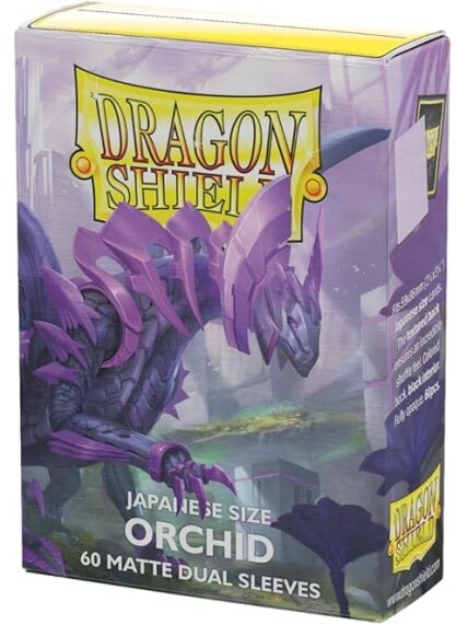 Dragon Shield Japanese size Dual Matte Sleeves - Orchid 'Emme' (60 įmaučių) Dragon Shield Japanese size Dual Matte Sleeves - Orchid 'Emme' (60 įmaučių)