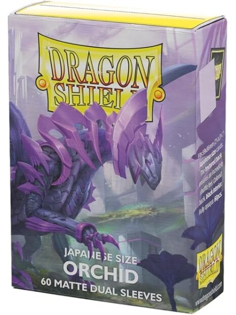 Dragon Shield Japanese size Dual Matte Sleeves - Orchid 'Emme' (60 įmaučių) Dragon Shield Japanese size Dual Matte Sleeves - Orchid 'Emme' (60 įmaučių)