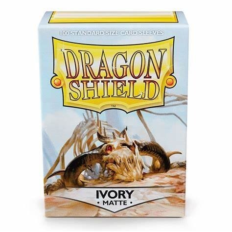 Dragon Shield Standard Sleeves - Matte Ivory (100 sleeves)