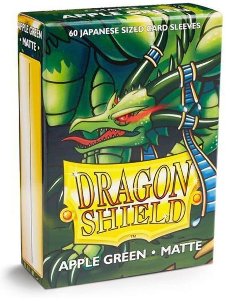 Dragon Shield Small Sleeves - Japanese Matte Apple Green (60 Įmaučių) Dragon Shield Small Sleeves - Japanese Matte Apple Green (60 Įmaučių)