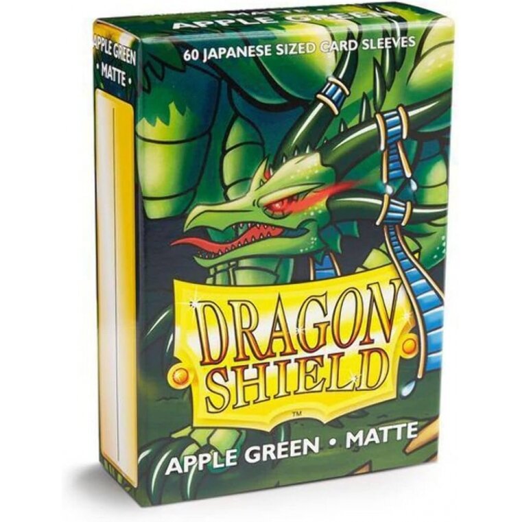 Dragon Shield Small Sleeves - Japanese Matte Apple Green (60 Įmaučių) Dragon Shield Small Sleeves - Japanese Matte Apple Green (60 Įmaučių)