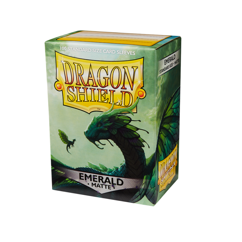 Dragon Shield Matte Sleeves - Emerald (100 Sleeves) Dragon Shield Matte Sleeves - Emerald (100 Sleeves)