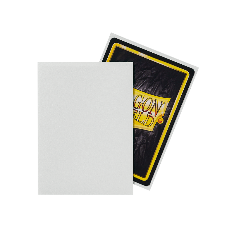 Dragon Shield Standard Sleeves - Matte White (100 Sleeves) 1