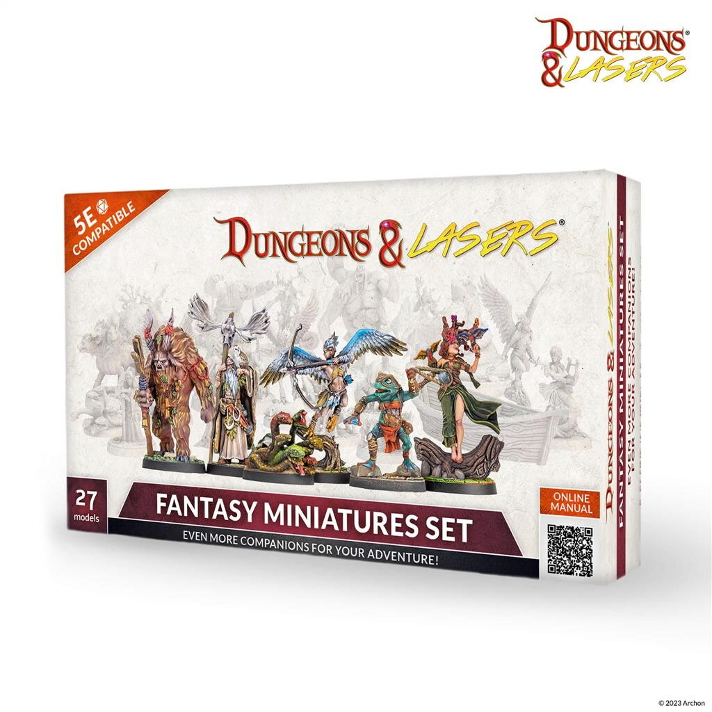 Dungeons & Lasers Fantasy Miniatures Set Dungeons & Lasers Fantasy Miniatures Set