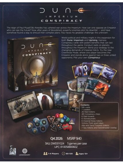 Dune Imperium Conspiracy papildymas 1