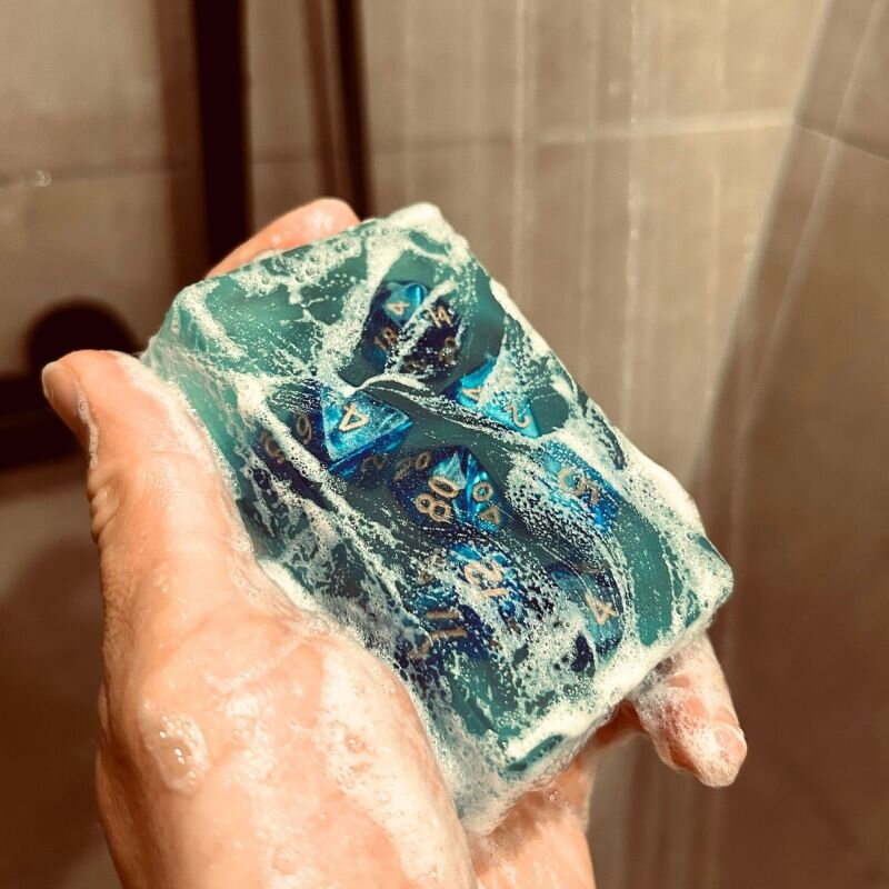 Dungeons and Bubbles Dice Set Soap Fantasy Scents 1