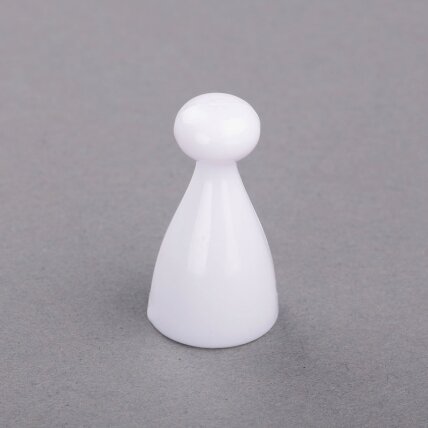 e-Raptor quality plastic pawns - white e-Raptor quality plastic pawns - white