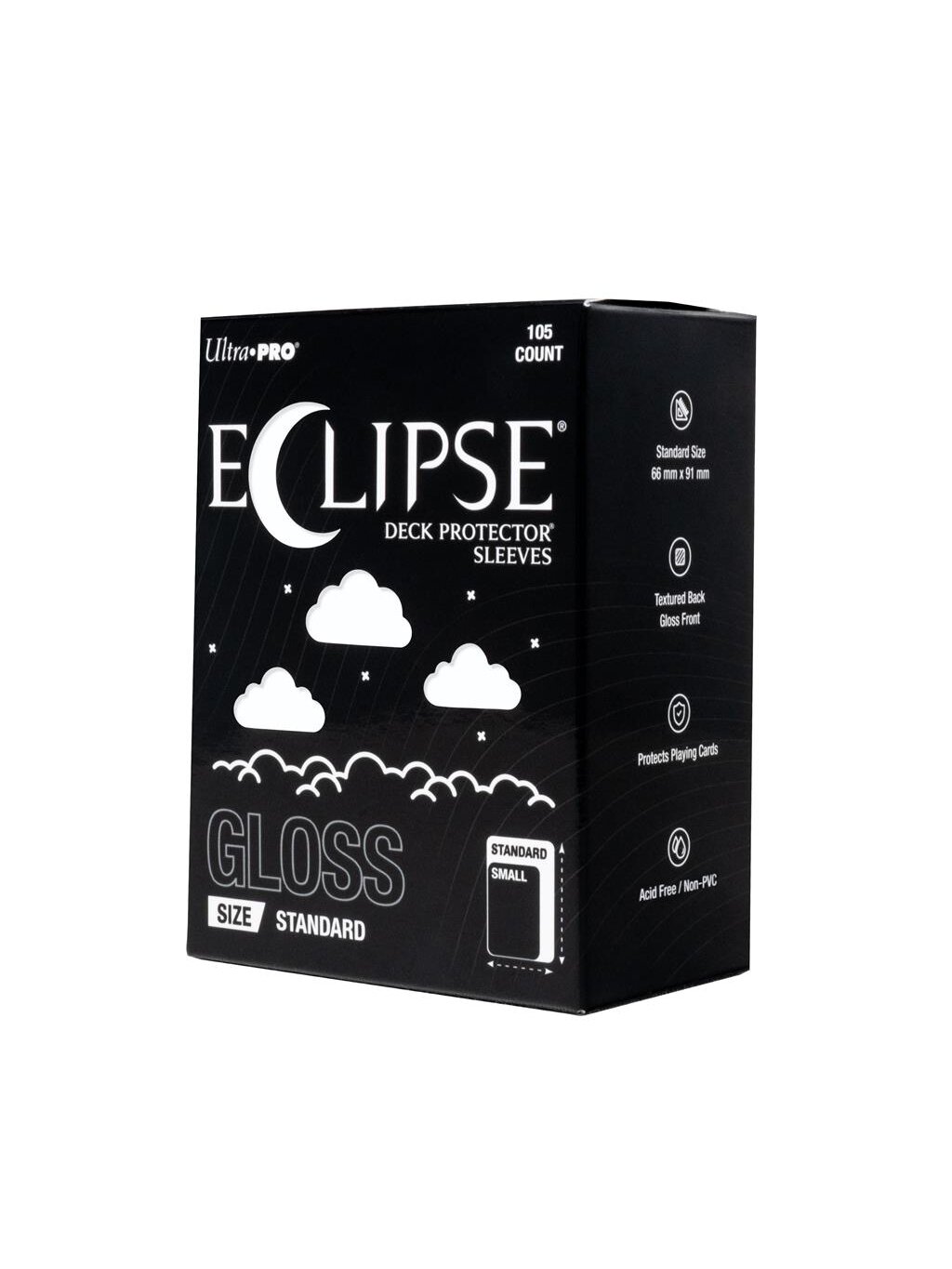 ECLIPSE® Gloss Standard DECK PROTECTOR® Sleeves: Arctic White - 105ct