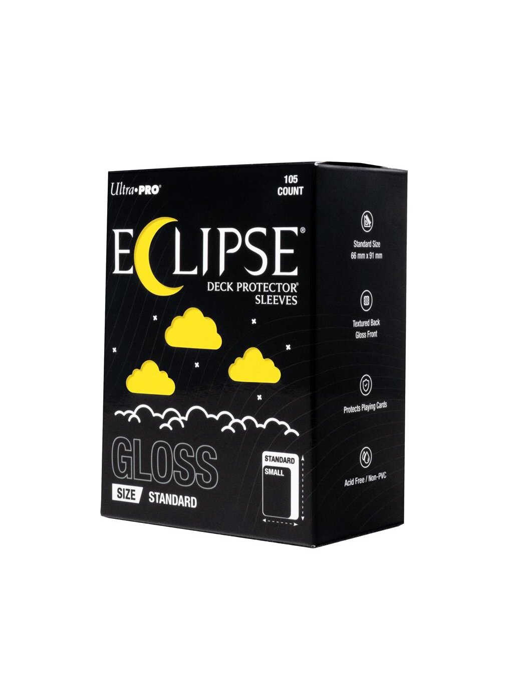 ECLIPSE® Gloss Standard DECK PROTECTOR® Sleeves: Lemon Yellow - 105ct ECLIPSE® Gloss Standard DECK PROTECTOR® Sleeves: Lemon Yellow - 105ct