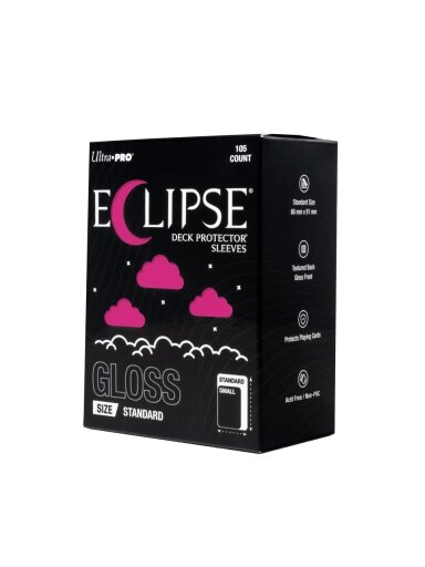ECLIPSE® Gloss Standard DECK PROTECTOR® Sleeves: Hot Pink - 105ct