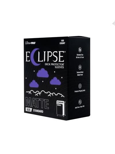 ECLIPSE® Matte Standard DECK PROTECTOR® Sleeves: Royal Purple - 105 įmautės ECLIPSE® Matte Standard DECK PROTECTOR® Sleeves: Royal Purple - 105 įmautės