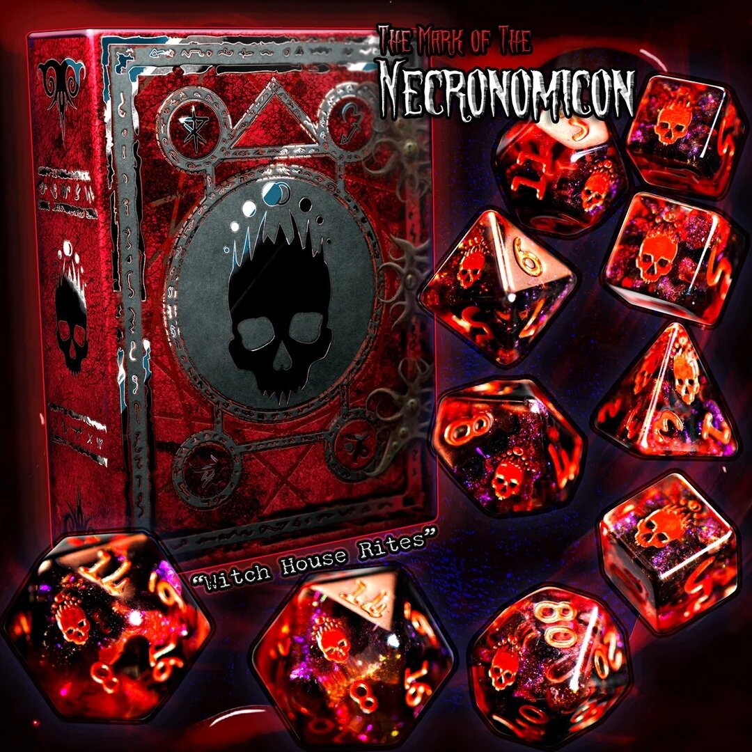 Elder Dice Mark of the Necronomicon Witch House Rites Poly Set (10) Elder Dice Mark of the Necronomicon Witch House Rites Poly Set (10)