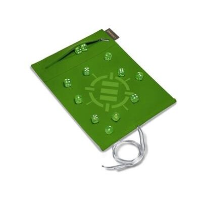 ENHANCE Roll on a Scroll™ Dice Rolling Mat & 12pc 6 Sided Dice Set - Green ENHANCE Roll on a Scroll™ Dice Rolling Mat & 12pc 6 Sided Dice Set - Green