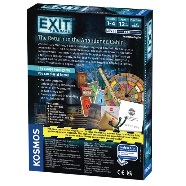 EXIT 18: Return To The Abandoned Cabin 1 EXIT 18: Return To The Abandoned Cabin 1