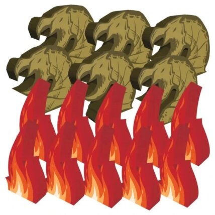 Firesiege: Meeple Upgrade Ballad of Fire Firesiege: Meeple Upgrade Ballad of Fire