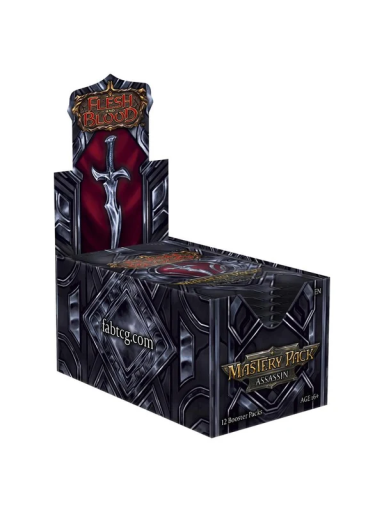 Flesh & Blood TCG - Mastery Pack Assassin Booster Display (12 Pakelių) Flesh & Blood TCG - Mastery Pack Assassin Booster Display (12 Pakelių)