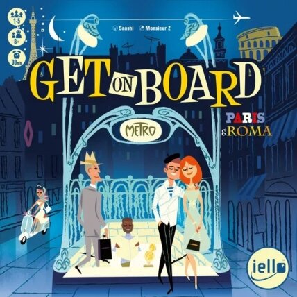 Get on Board: Paris & Roma (2023) Stalo Žaidimas Get on Board: Paris & Roma (2023) Stalo Žaidimas