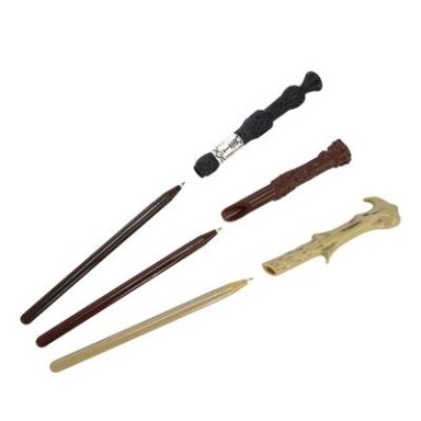 Harry Potter - Triple Wand Pack - Magical Location  Pen bundle