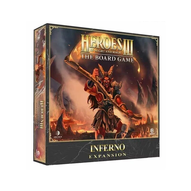 Heroes of Might & Magic III: The Board Game – Inferno Expansion (2024) Stalo Žaidimo Papildymas