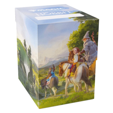 Magic: The Gathering | The Hobbit Soft Crate 80+ - Leaving Hobbiton/Troop of Ponies Deck Box