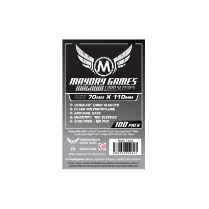 Mayday 70 x 110 mm Sleeves (100) Mayday 70 x 110 mm Sleeves (100)