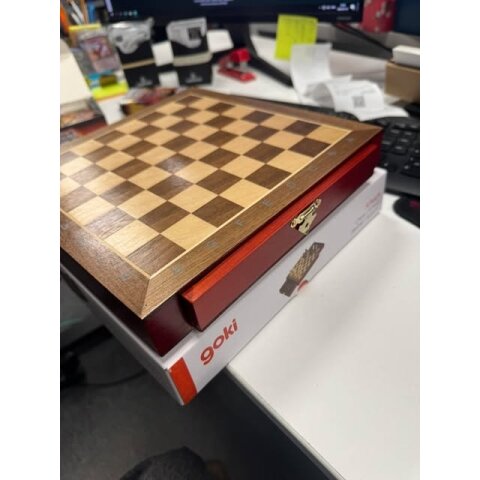 Magnetic Chess Set With Drawers (Damaged)