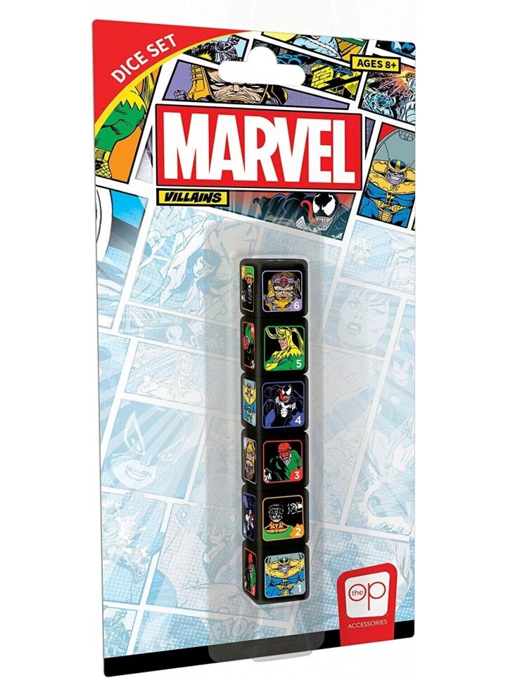 Marvel Villains Dice Set (Kauliukai) Marvel Villains Dice Set (Kauliukai)