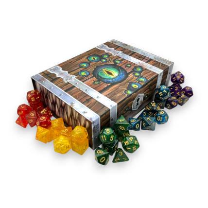Mimic Chest and Treasure Dice Collection Mimic Chest and Treasure Dice Collection