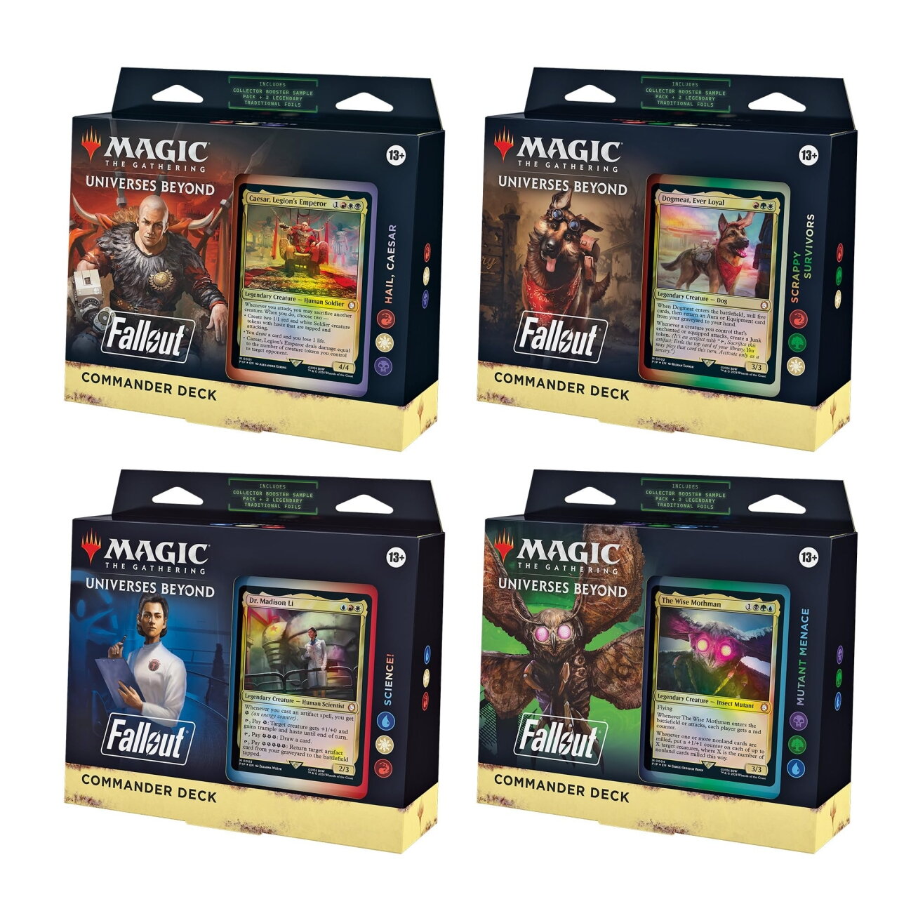 MTG - Universes Beyond: Fallout Commander Precon Deck MTG - Universes Beyond: Fallout Commander Precon Deck