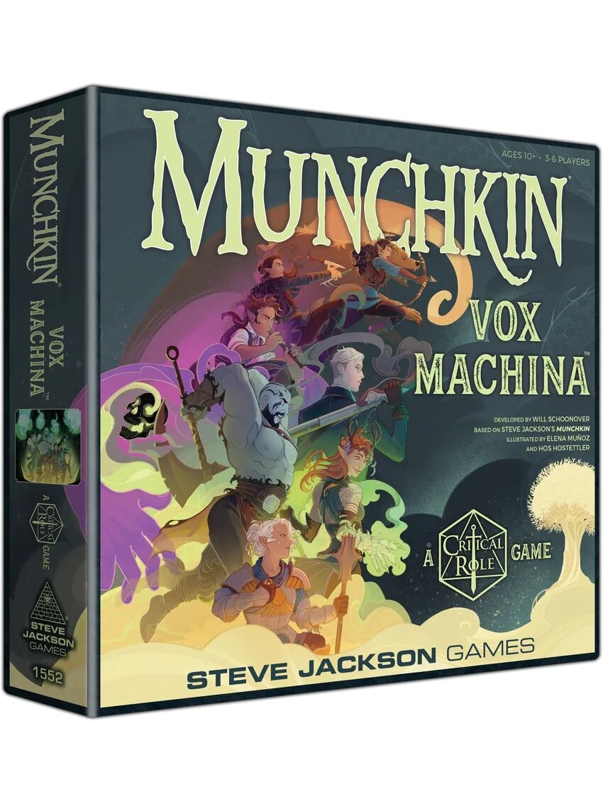 Munchkin Vox Machina A Critical Role Game stalo žaidimas Munchkin Vox Machina A Critical Role Game stalo žaidimas