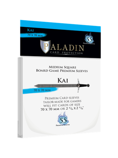 Paladin Sleeves - Kai Premium Square 70x70mm (55 Sleeves)
