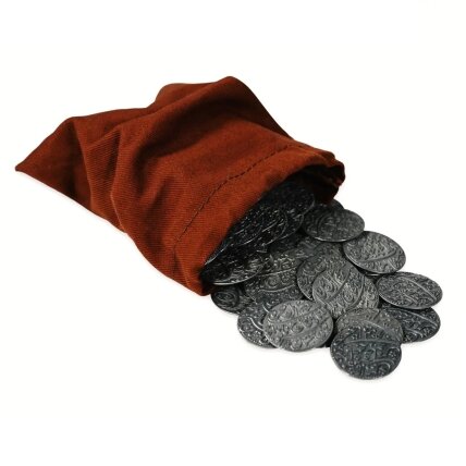 Pax Pamir Second Edition Metal Coins & Cloth Bag Pax Pamir Second Edition Metal Coins & Cloth Bag