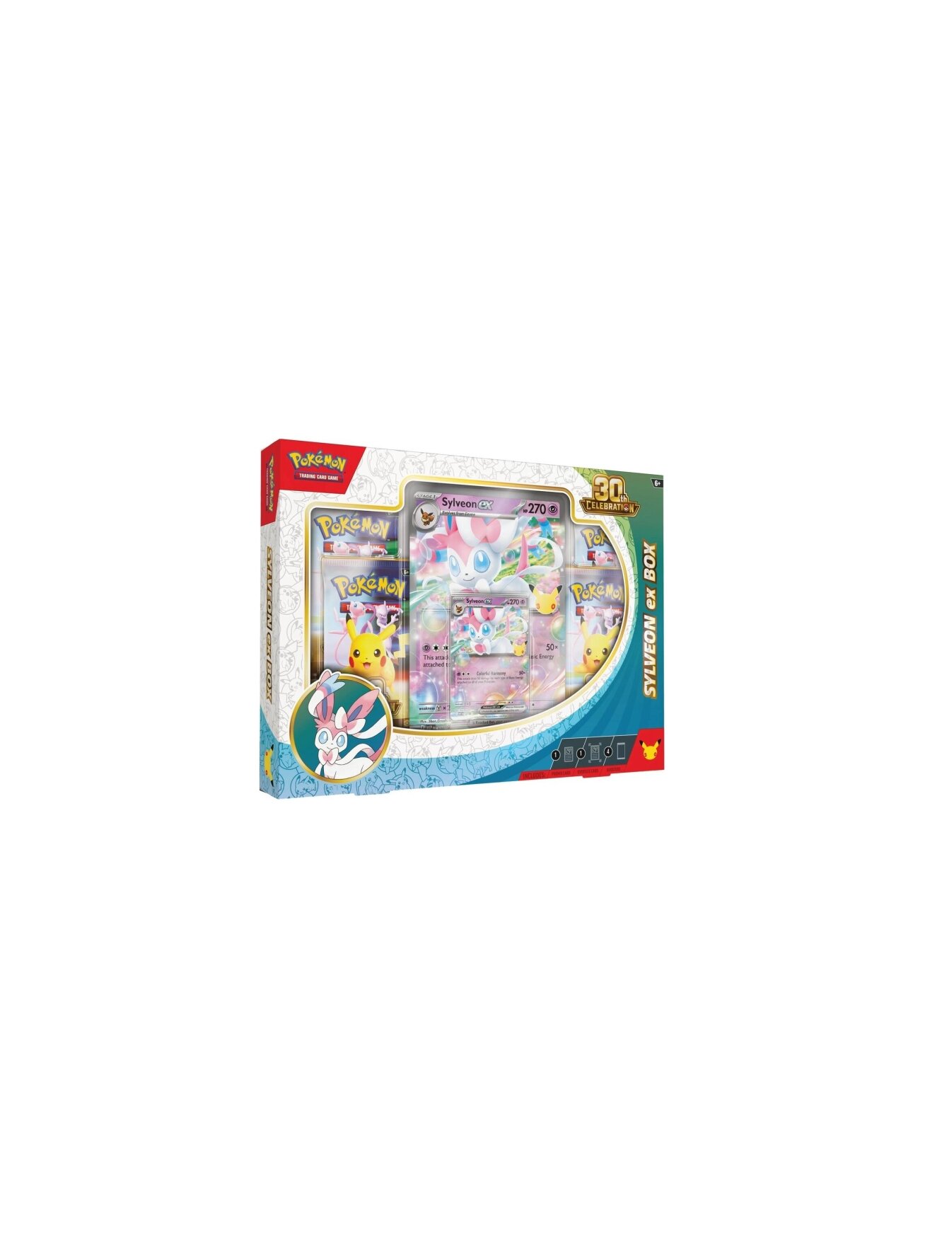 Pokemon - 30th Celebration - Sylveon ex Box Pokemon - 30th Celebration - Sylveon ex Box