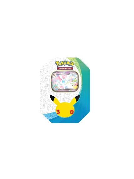 Pokemon - 30th Celebration - Sylveon ex Tin Pokemon - 30th Celebration - Sylveon ex Tin