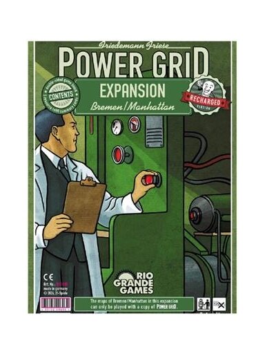 Power Grid: Bremen/Manhattan Stalo žaidimo papildymas