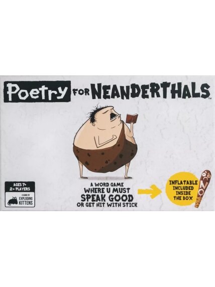 Poetry for Neanderthals Original Ed. stalo žaidimas