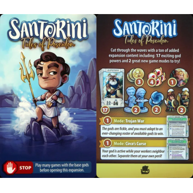Santorini: Tides of Poseidon (2025) Board Game Expansion