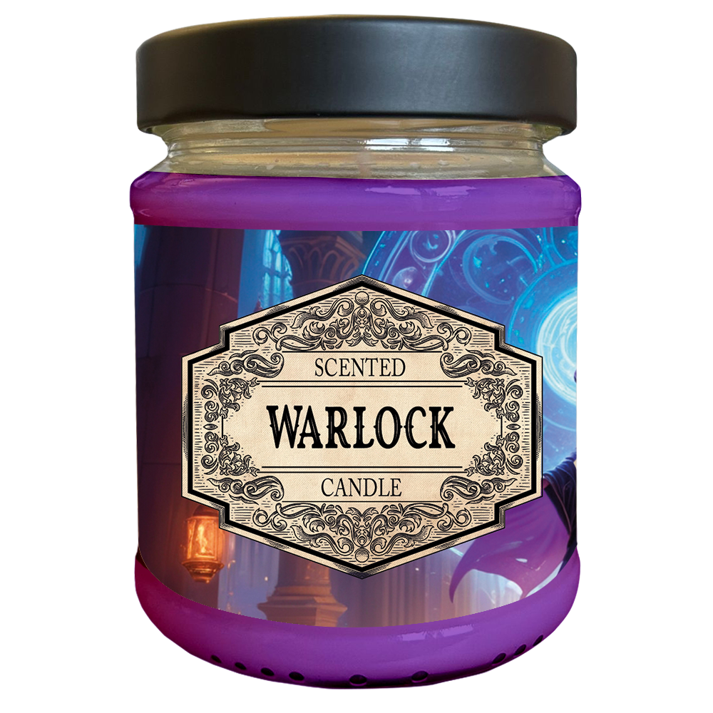 Scented Candle Warlock with Surprise Dice