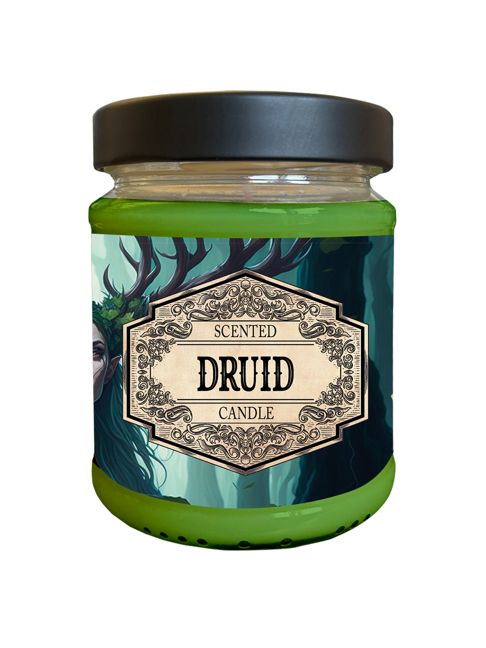 Scented Candle Druid with Surprise Dice žvakė Scented Candle Druid with Surprise Dice žvakė