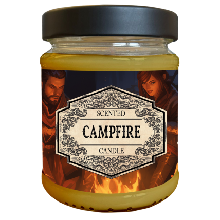 Scented Candle Campfire with Surprise Dice Scented Candle Campfire with Surprise Dice
