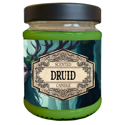Scented Candle Druid with Surprise Dice Scented Candle Druid with Surprise Dice