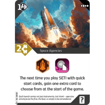SETI Space Agencies Promo Card SETI Space Agencies Promo Card