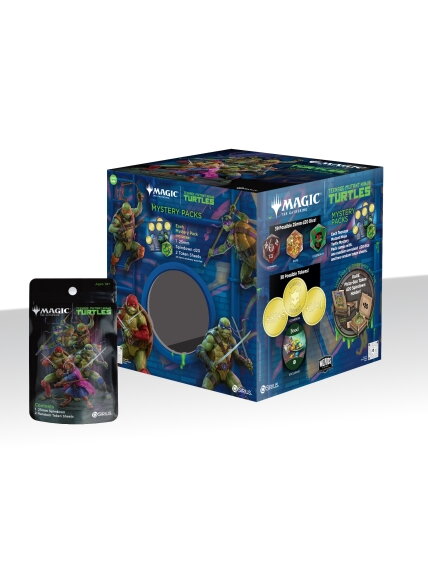 Sirius Dice - Magic: The Gathering Teenage Mutant Ninja Turtles Treasure Pack - kauliuko ir žetonų rinkinys Sirius Dice - Magic: The Gathering Teenage Mutant Ninja Turtles Treasure Pack - kauliuko ir žetonų rinkinys