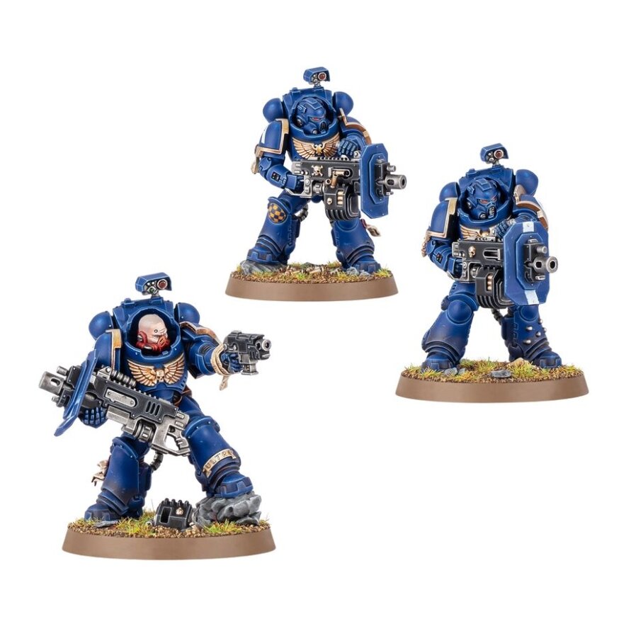 S/M ERADICATOR SQUAD WITH HEAVY BOLTERS miniatures 1