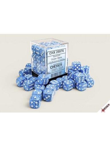 Speckled® 12mm d6 Ocean Stone Dice Block™ (36 dice) Kauliukai